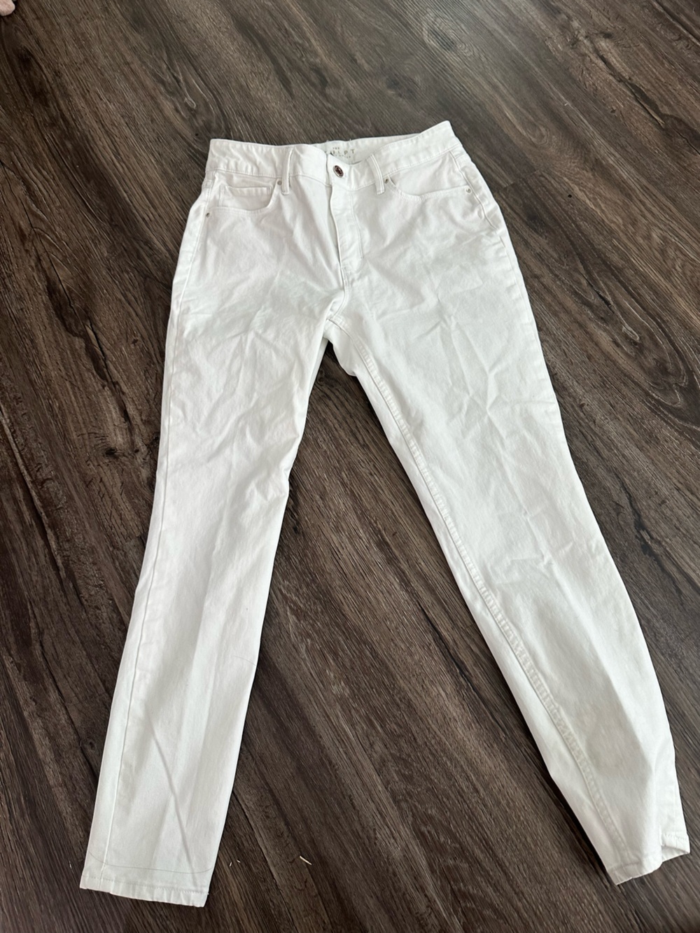 White House black market jeans white